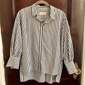 Nili Lotan Striped Blouse